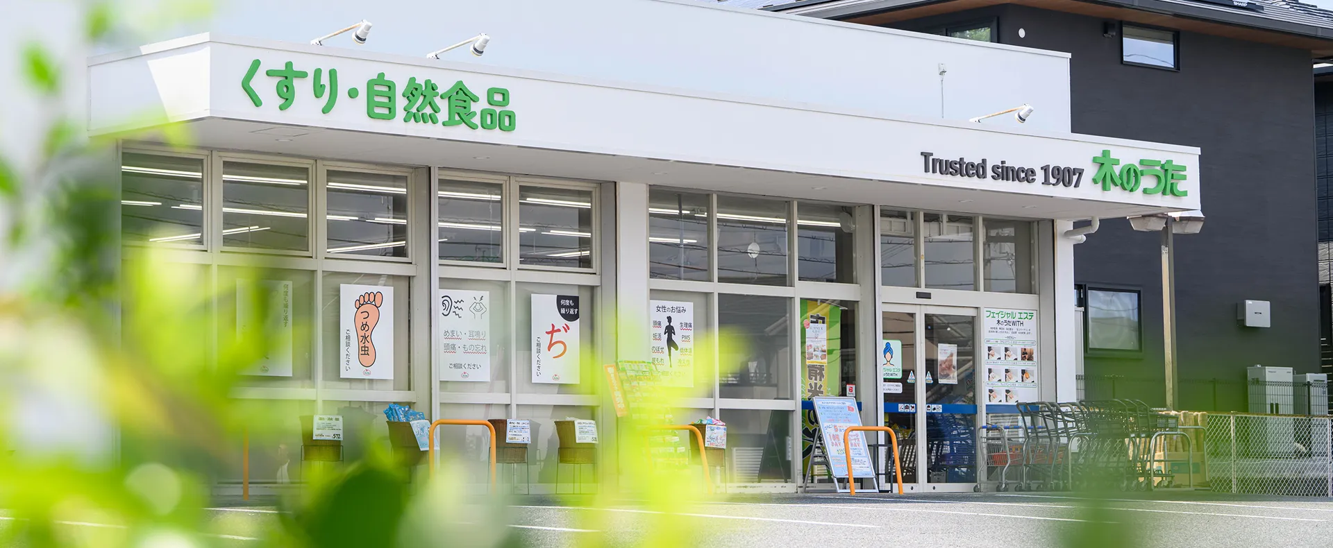 木のうたの店舗外観