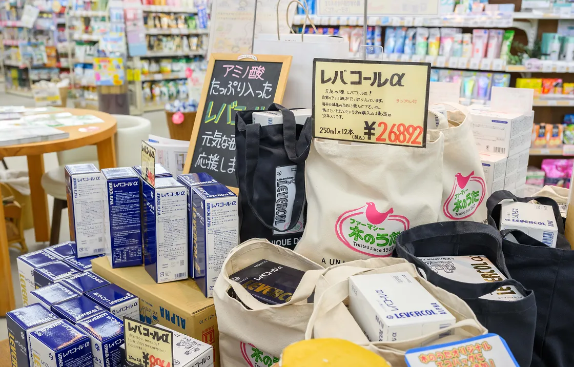 店舗の商品陳列棚