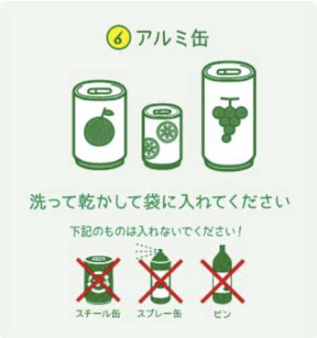 アルミ缶の回収